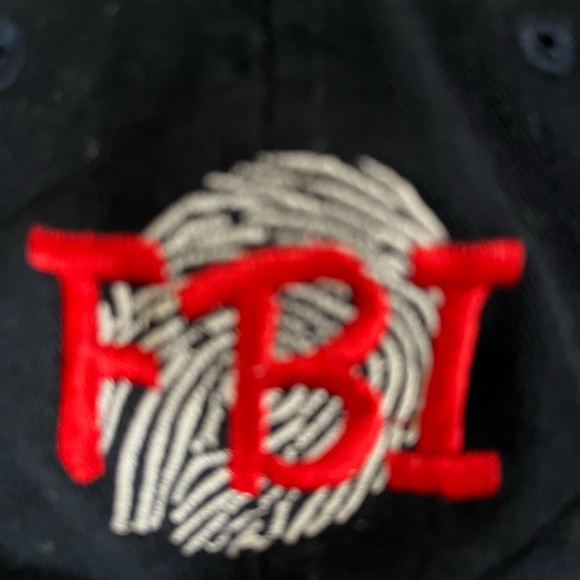 Ladies/small FBI hat with adjustable band - Picture 2 of 7